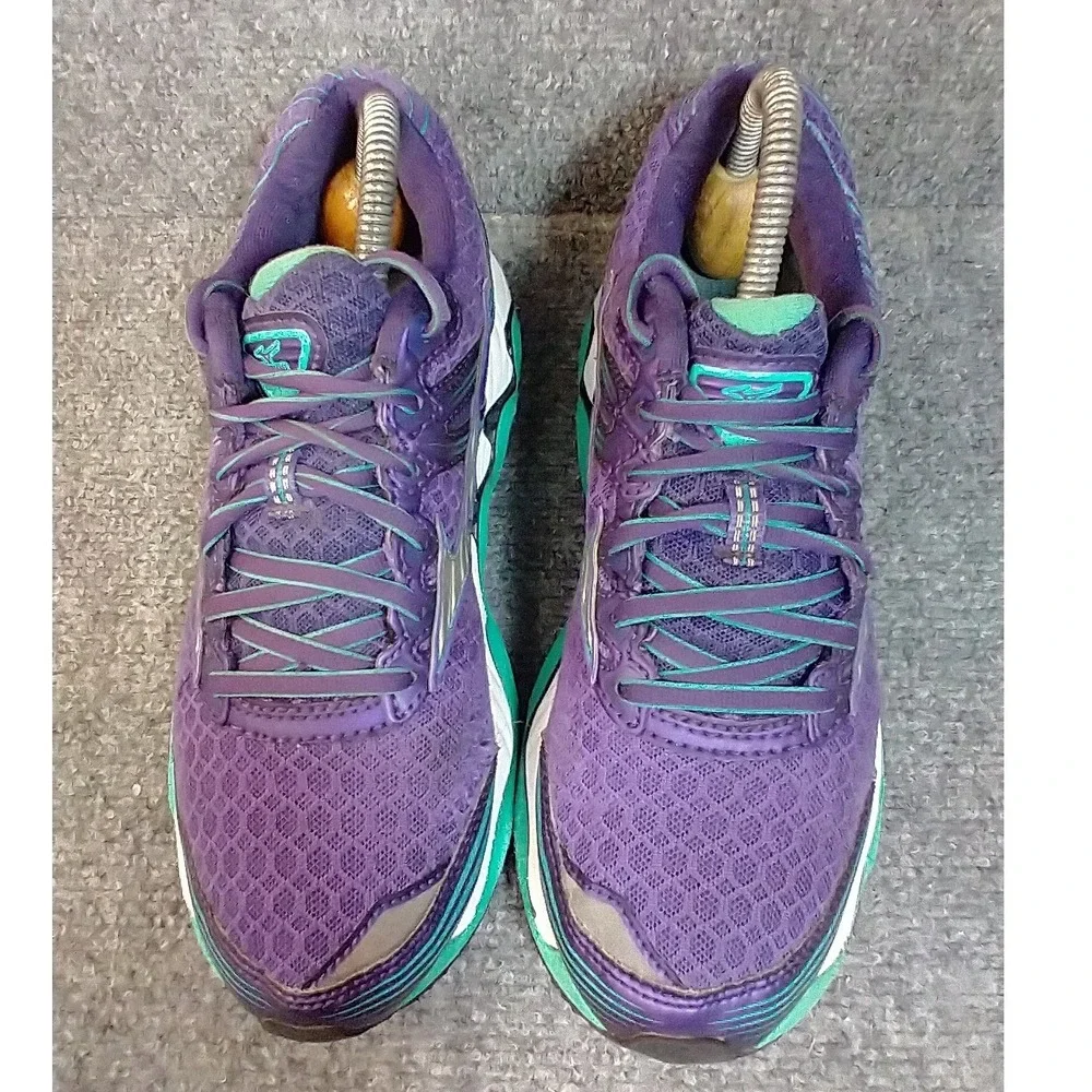Mizuno Wave Paradox 2 Womens Running Shoes‎ Purple Teal J1GD154004 Size 8.5